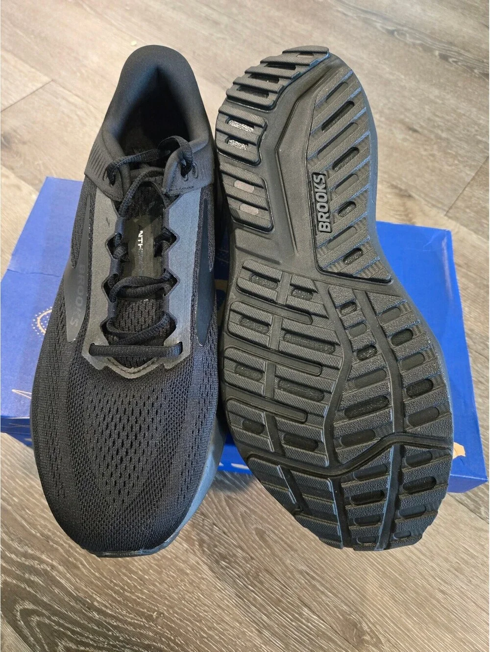Brooks Anthem 8 Men’s Size 12 Wide 2E Black Running Shoes New in Box